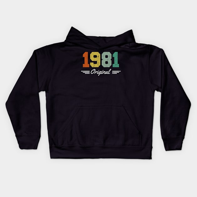 1981 original Kids Hoodie by Dotty42